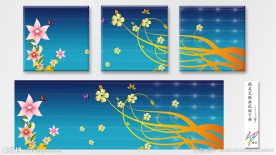 无框画 爱的花藤