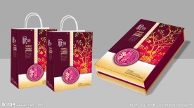 中秋节包装手提袋 （平面图）