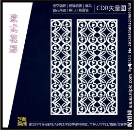 欧式雕刻花形 雕刻图案图片