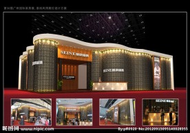 第30届广州国际家具展塞纳风情展位设计方案