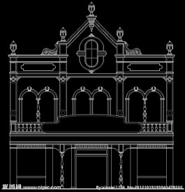 欧式建筑 立面欧洲街道