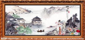 水墨画 山水
