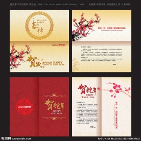 2013新年贺卡明信片设计