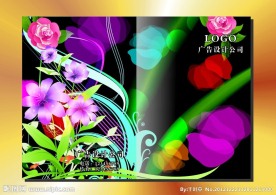 绿叶花样清雅 画册封面