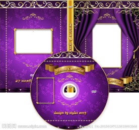 婚庆DVD光盘和光盘盒设计