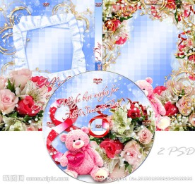 婚庆DVD光盘和光盘盒设计