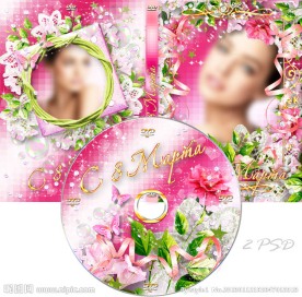 婚庆DVD光盘和光盘盒设计