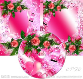 婚庆DVD光盘和光盘盒设计