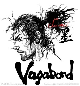 宫本武藏 浪客行 矢量人物 图案