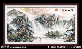 国画山水图片