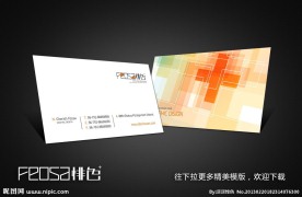 精美名片模版