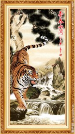 国画 虎