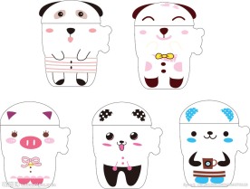 可爱卡通陶瓷杯图案