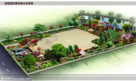 别墅园林绿化景观效果