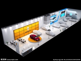 车展 汽车展位 展示