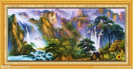 油画风景 欧式油画风