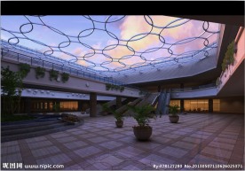 商场全套贴图灯光模型