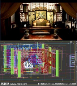 古建顾恩思义殿内部