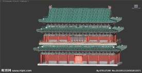 古建大纲城楼模型