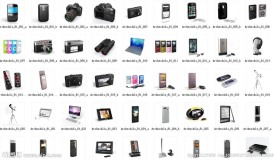 数码产品全套模型