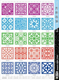 吊顶镂空隔断雕刻图册