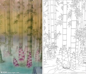 竹子 竹林 竹报平安