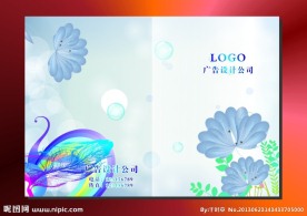宝蓝鲜花儿 封面设计