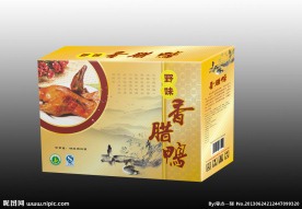 腊香鸭包装（平面图）