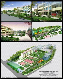 校园规划 效果图