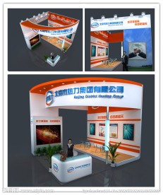 36平米展台效果图