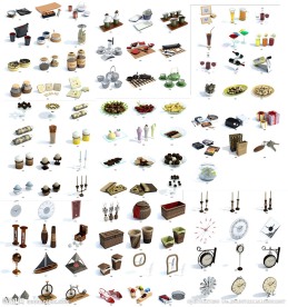 餐厅咖啡厅茶吧摆设