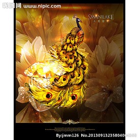 孔雀装饰画