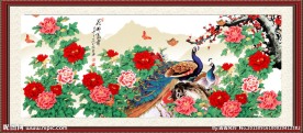 花开富贵牡丹图