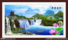 风景画 山水风景画