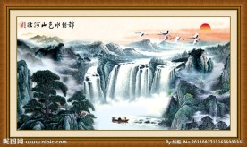 风景画 山水风景画
