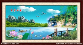 风景画 山水风景画