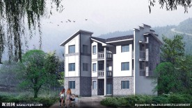 村镇小康别墅建筑图纸