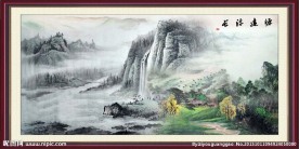 风景画 山水风景画
