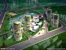 建筑景观设计 psd