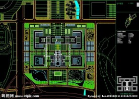 写字楼方案设计总平