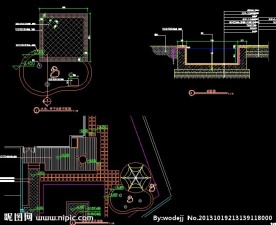 水池亭子休息平台施工