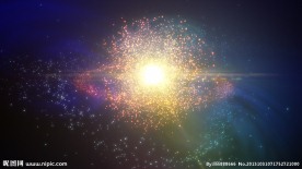 宇宙爆炸粒子特效视频
