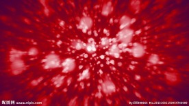红色光点光影特效视频