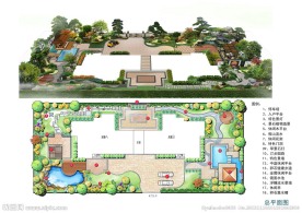 双联别墅园林方案