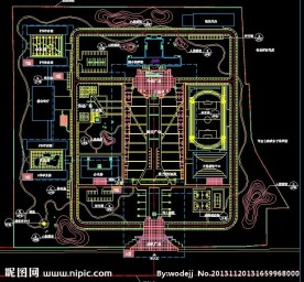 景观规划总平面布置图