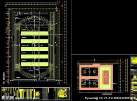 运动场地布置施工详图