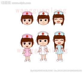 可爱小护士卡通形象