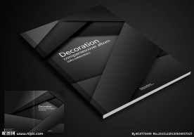 黑色商业画册设计