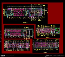 饭店装修施工图