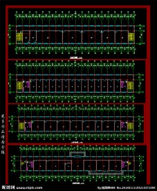 多层平面施工图